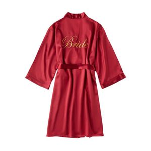 Nuevo <span class=keywords><strong>Bata</strong></span> <span class=keywords><strong>de</strong></span> Satén para <span class=keywords><strong>Novia</strong></span> y Dama <span class=keywords><strong>de</strong></span> Honor con Letras Blancas y Negras, Regalo <span class=keywords><strong>de</strong></span> Boda para Madre o <span class=keywords><strong>Hermana</strong></span> <span class=keywords><strong>de</strong></span> <span class=keywords><strong>la</strong></span> <span class=keywords><strong>Novia</strong></span>, Kimono - Product Image 2