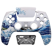 Coques avant redessinées EXtremeRate Luna, coques de protection pour manettes, pièces de rechange pour manette PS5