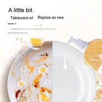 Liquide vaisselle ménager écologique de qualité alimentaire avec des extraits naturels de plantes