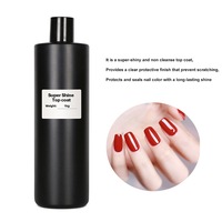 2024 nouveau ELLIS NAIL EN-TC05 diamant UV Gel brillant clair couche de finition vernis à ongles prix de gros 1kg avec base et couche de finition
