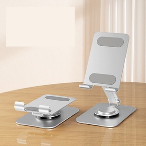 Support de téléphone portable et tablette en aluminium réglable et portable, support de téléphone portable rotatif à 360 degrés, support de téléphone portable paresseux et portable - Product Image 3