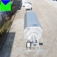 Filtre à tambour rotatif en acier inoxydable pour station d'épuration, filtre à tamis fin, cuve sous pression, capacité de 250L à 10000L pour boues