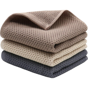 Serviettes gaufrées super absorbantes de haute qualité, chiffon de nettoyage réutilisable 30*30cm, serviette de cuisine - Product Image 1