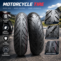 Pneu de moto personnalisé 120/70-12 tout-terrain sans chambre à air, en caoutchouc naturel, couleur personnalisée, OEM