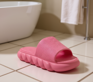 Sandali EVA da donna con punta aperta, colore unico, taglia 29, ultra morbidi, antiscivolo, ciabatte da bagno, infradito estive - Product Image 2