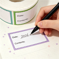 Autocollants personnalisés en rouleau avec logo, impression numérique en gros, étiquettes autocollantes de haute qualité pour journal, scrapbooking, décoration DIY