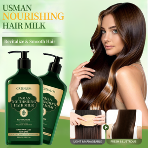 Leche Nutritiva para el Cuidado del Cabello Usman Personalizada - Tratamiento para el Crecimiento y Reparación del Cabello - Fórmula 100% Natural y Orgánica - Product Image 2