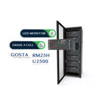 Rak Promosi GOSTA Baterai Surya 50AH 100AH 150AH 200AH Baterai Lithium Lifepo4 Kabinet Penyimpanan Energi Dalam Ruangan