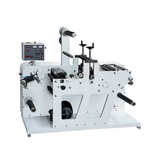 Automatic Blank Sticker Label Die Cutter Roll To Roll Paper Label Cutting Slitting Machine