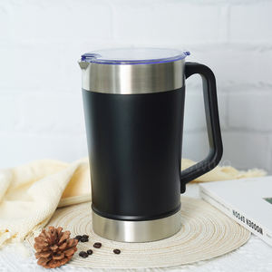 64oz Nouveau Design Double Paroi En Acier Inoxydable Isolé Sous Vide Tasse À Café Gobelet Pichet À Bière Avec Couvercle Filtre - Product Image 4