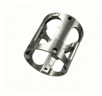 Support cylindrique creux en acier inoxydable usiné sur mesure par CNC avec finition polie pour fraisage de précision et équipement