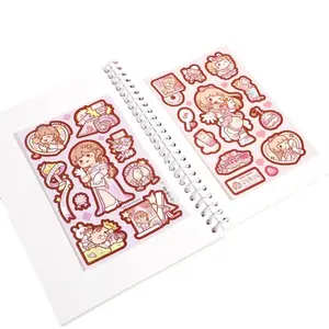 Vintage cute fairy decorative scrapbooking label diary stationery sticker book reusable sticker book