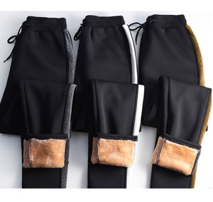 <span class=keywords><strong>Pantalon</strong></span> de sport en coton droit, ample, personnalisé, grande taille, droit, neuf points, en <span class=keywords><strong>velours</strong></span>, épais, décontracté, à la mode, pour femmes, - Product Image 5