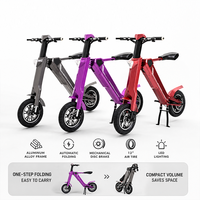 Trottinette électrique pliable en aluminium léger avec batterie au lithium amovible, vélo électrique pour les trajets quotidiens en ville