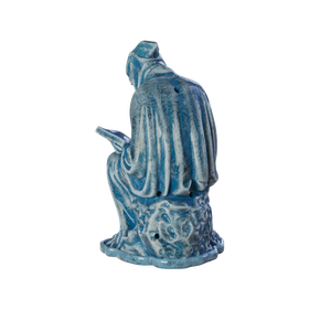 特注アロマディフューザーワイピングカラーセラミック3Dスケルトンスカル学んだワイズマン死本を読む図香部屋バーナー - Product Image 3