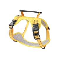 Harnais de poitrion réfléchissant pour chien avec laisse de traction antichoc et anti-évasion, pour chiens de grande, moyenne et petite taille