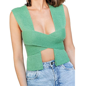 Able Croptop Hauts Pour Femmes <span class=keywords><strong>moda</strong></span> mujer túnica Sexy Tops <span class=keywords><strong>moda</strong></span> <span class=keywords><strong>Crop</strong></span> <span class=keywords><strong>Top</strong></span> Sexy lindo camisetas sin mangas para mujeres <span class=keywords><strong>2021</strong></span> - Product Image 5