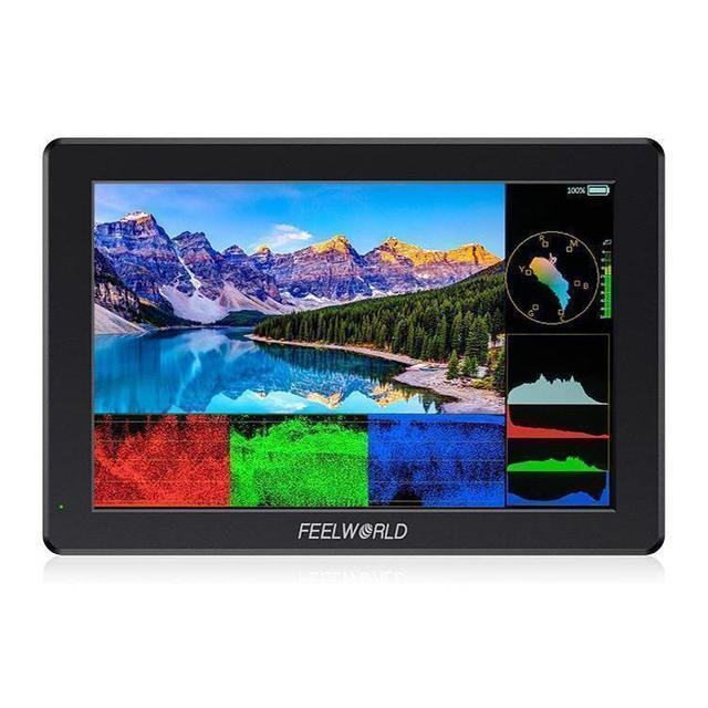 FEELWORLD T7S Pro 7 Inch 2000nit Filed Camera Video on Camera Monitor 3G SDI 4K 60Hz 1920 X 1200 IPS Screen DSLR Monitor