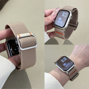 <span class=keywords><strong>Cinturino</strong></span> in Tessuto Intrecciato di Nylon Traspirante per <span class=keywords><strong>Apple</strong></span> <span class=keywords><strong>Watch</strong></span> 10 Ultra2 9 8 <span class=keywords><strong>7</strong></span>, Sostituzione Regolabile con Fibbia Scorrevole - Product Image 4