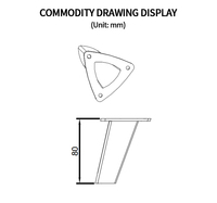 Cadre de table en alliage d'aluminium pliable et télescopique, design moderne, idéal pour chambre, salon, hôtel, hôpital - Vente en gros promotionnelle