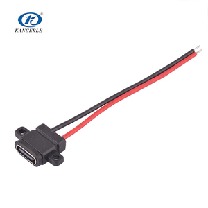 <span class=keywords><strong>Conector</strong></span> <span class=keywords><strong>USB</strong></span>-<span class=keywords><strong>C</strong></span> Hembra Eléctrico Tipo-<span class=keywords><strong>C</strong></span> 2p a Prueba de Agua con Contactos de Cobre, Carcasa de ABS, IP67 y Cable - Product Image 5