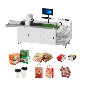 CYMK One Pass Impresora de Inyección de Tinta, Vaso de Papel, Hoja de Abanico, Caja de Cartón, Plana, Bolsa de Papel de Un Solo Paso, Máquina de Impresión Digital - Product Image 5