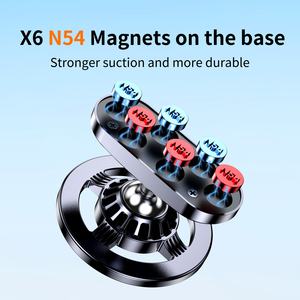 حامل هاتف محمول معدني مزدوج الجوانب مع شاحن مغناطيسي وتتبع ذكي لعربات الجولف والدوريات والأنشطة الخارجية واللياقة البدنية - Product Image 4