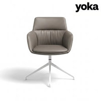 Vente directe usine : Nouvelle chaise de bureau pivotante en cuir personnalisable pour espaces publics, salles de réunion et bureaux à domicile