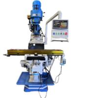 Fresadora universal vertical convencional de un solo husillo con control CNC GSK de alta precisión X6325 y cabezal de torreta tipo rodilla, fabricada en China.