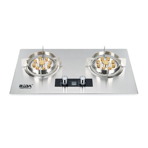 Función de temporizador Ridax para cocina precisa, cocina de Gas inteligente, estufa de Gas de 2 quemadores, placa de cocina de Gas Ng LPG integrada de acero inoxidable - Product Image 2