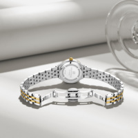 Montre à quartz à deux aiguilles NAVIFORCE Officielle 5084, bracelet en acier inoxydable massif, Reloj De Mujer avec cadran en nacre, montre-bracelet pour femme