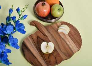 Toptancılar akasya ahşap doğrama tahtası seti el yapımı kabak şekilli özel ahşap mutfak kesme tahtası ucuz fiyata - Product Image 6