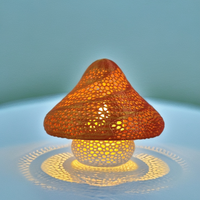 Veilleuse LED créative imprimée en 3D Lampe champignon mignonne Ornements décoratifs Lampe Cadeau pour enfants