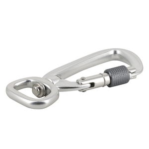 Jensan Tùy Chỉnh Chất Lượng Cao 4kn Tự Khóa Xoay Nhôm Jinsong Twist Carabiner Cho Con Chó Dây Xích Anodized - Product Image 2