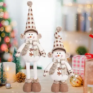 Simpatico pupazzo di neve di <span class=keywords><strong>natale</strong></span> telescopico bambola morbida Babbo <span class=keywords><strong>Natale</strong></span> alce giocattolo cartone animato a maglia decorazione di <span class=keywords><strong>buon</strong></span> <span class=keywords><strong>natale</strong></span> - Product Image 6