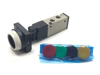 SMC NVZM550 Mecánico con Botones de Diferentes Colores 0.15~0.7MPa