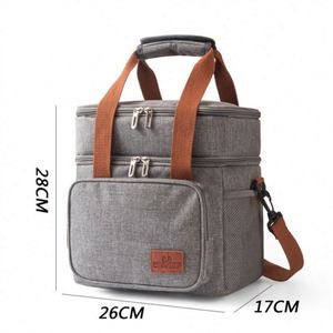 Sac Isotherme en Aluminium Grande Capacité Double Couche pour Pique-nique et Camping – Offre Spéciale - Product Image 2