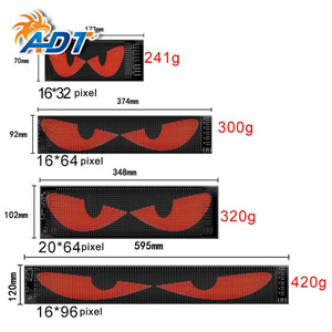 ป้ายไฟ LED แบบยืดหยุ่น USB 5V ควบคุมผ่านแอพ ปรับแต่งข้อความ ลวดลาย ภาพเคลื่อนไหว โปรแกรมได้ สำหรับรถยนต์ - Product Image 4