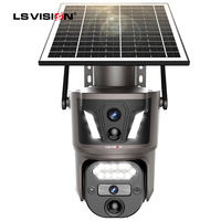 Caméra de sécurité LS VISION LS-Z1-AOV en gros, OEM, avec application UBox pour visualisation à distance, caméra solaire à batterie AOV