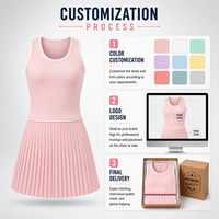 Robe de sport sur mesure à marque privée |   Tenue de tennis plissée performante |   Ajustement occidental optimisé |   Service B2B direct d'usine