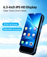 Terminal de collecte de données industriel portable IP67 RS50 Android 16 avec écran 6,3 pouces, scanner de codes-barres 2D, RFID, NFC et WiFi pour l'inventaire
