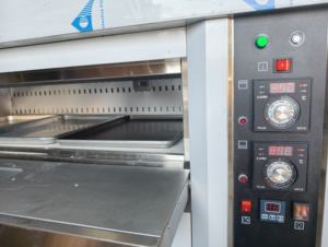 Nouveau <span class=keywords><strong>four</strong></span> à pain à gaz à double étage avec 4 plateaux à vendre - Product Image 4