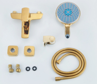 Robinet de salle de bain en zinc chromé, luxe, monocommande, avec cartouche céramique, finition polie, mural, pour hôtel, design moderne