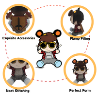 Poupée ASTM production personnalisée poupée personnalisable avec accessoires détachables fabricant de peluche personnalisée Kpop peluche poupée