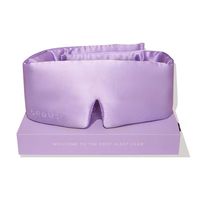 Masque pour les yeux en soie de mûrier douce avec fermeture Velcro pour le sommeil et les voyages, cache-yeux léger et respirant pour bloquer la lumière et favoriser un repos profond