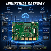 Carte de développement industrielle HelperBoard T153 avec triple Ethernet Gigabit et double CAN FD pour l'informatique de pointe