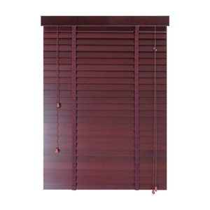 Tartan tableta amortiguador pulgadas blanco horizontal plantación real <span class=keywords><strong>cinta</strong></span> escalera ventian de persianas de madera - Product Image 2