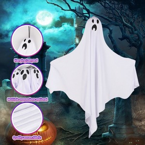 Decorazioni per <span class=keywords><strong>Halloween</strong></span>: Fantasmi Bianchi Terrificanti, Piccoli Fantasmi Appesi, Decorazioni per Atmosfera, Cortile, Portico e Esterni - Product Image 2