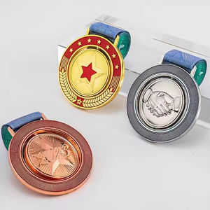 Medaglie in Metallo Dipinte Personalizzate per Eventi di Maratona e Incontri Sportivi di Taekwondo, Medaglie su Misura per Competizioni Internazionali - Product Image 3