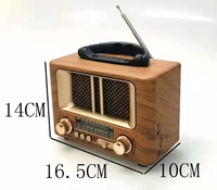 IS-R606 yeni retro masaüstü kablosuz radyo vintage FM AM SW çok bantlı ahşap kutular BT USB TF müzik çalar